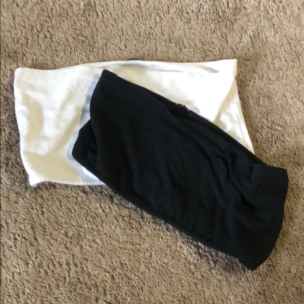 Brandy Melville strapless bralettes